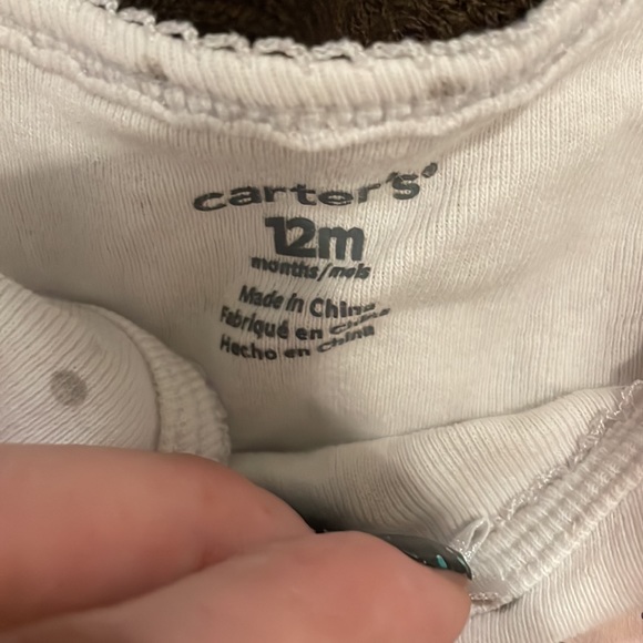 Girls carters 12months cute as can be onesie polka dot in excellent condition - Picture 2 of 2